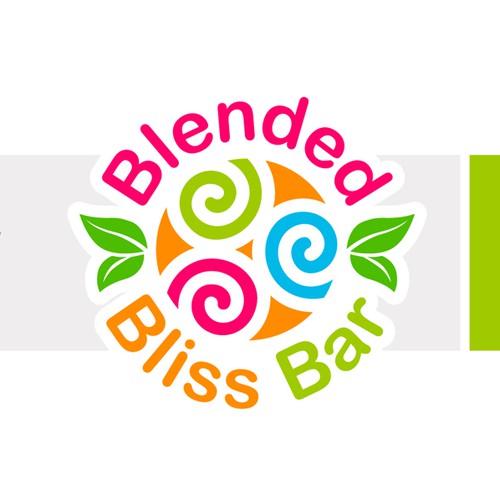 Juice bar design with the title 'Logo design for a healthy juice'