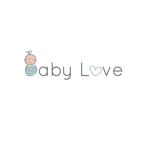 Baby and heart logo with the title 'Baby Love'