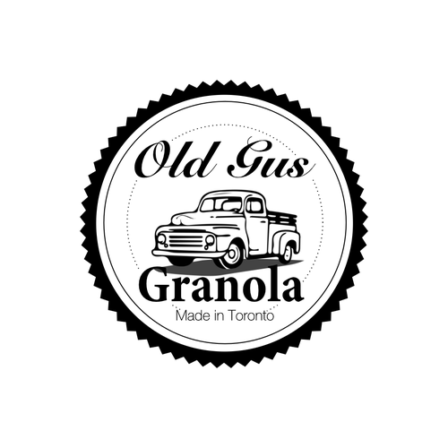 Log logo with the title 'Create a classic logo with illustration of vintage Ford truck'