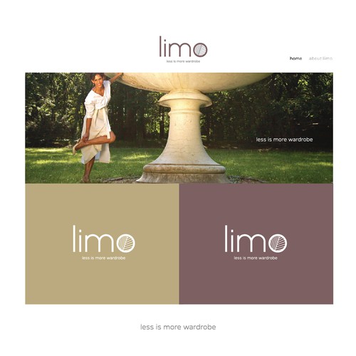 Ecological brand with the title 'Fashion logo design'