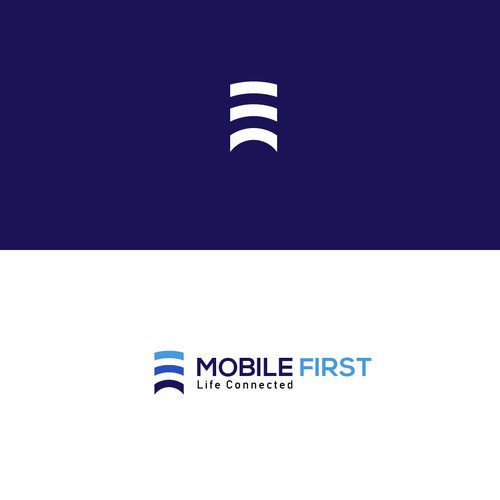 Mobile brand with the title 'Elegant Logo for Mobile First'