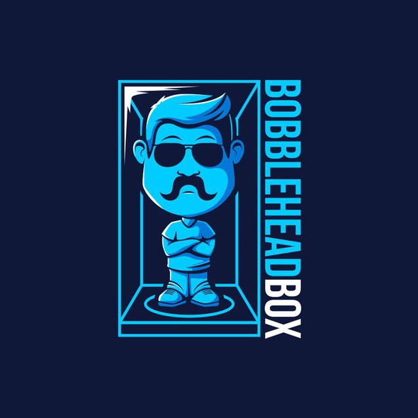 Cool design with the title 'The Booblehead'