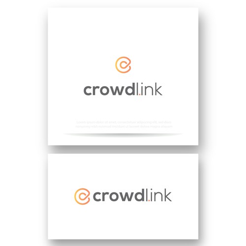 Link design with the title 'Modern and simple  logo for social startup platform'