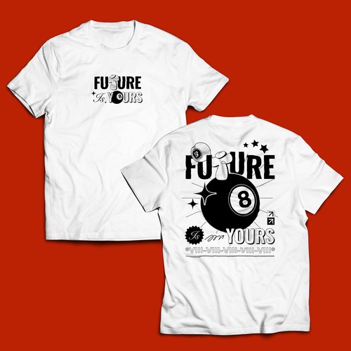Graphic t-shirt with the title 'Graphic Tees - Future is Yours'