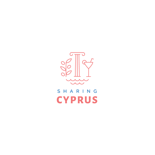 Tourism logo with the title 'Logo proposition for party provider located in Cyprus'