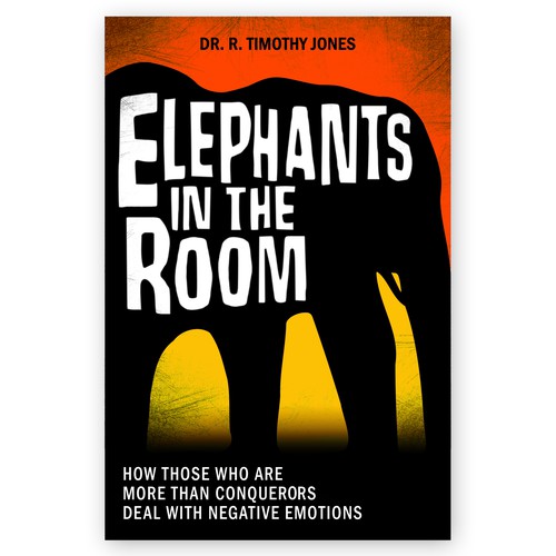 Motivational book cover with the title 'Book cover concept'