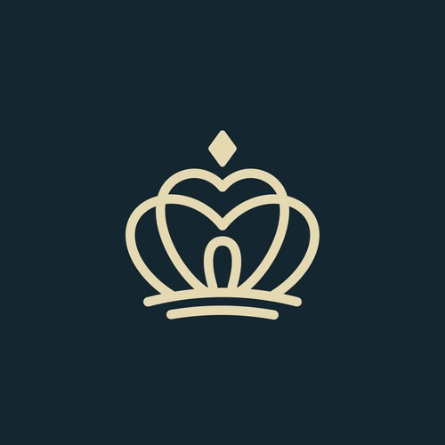 Kingdom logo with the title 'Need a powerful, sophisticated logo for our health practice management firm.'