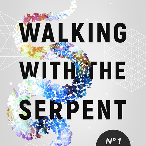 Memoir book cover with the title 'Walking with the Serpent Book Cover'