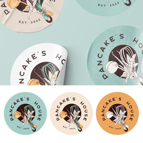 Pancake design with the title 'Pancake's House'