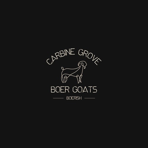 Goat logo with the title 'Logo for Australian goat meat producers'