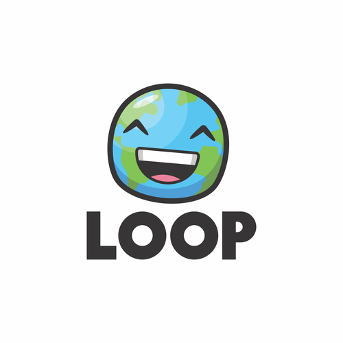 Travel logo with the title 'Fun and playful logo concept for LOOP'