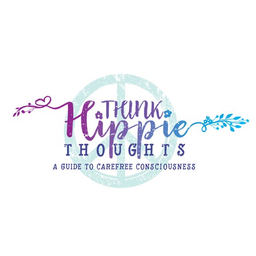 Girly design with the title 'Hippie Logo'