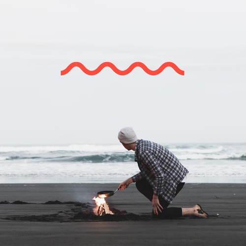 Calm logo with the title 'Modern logo concept for New Zealand based fashion brand'