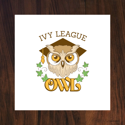 College logo with the title 'Ivy League Owl'