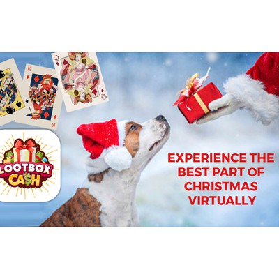 Facebook creative banner ad for lootboxcash.com