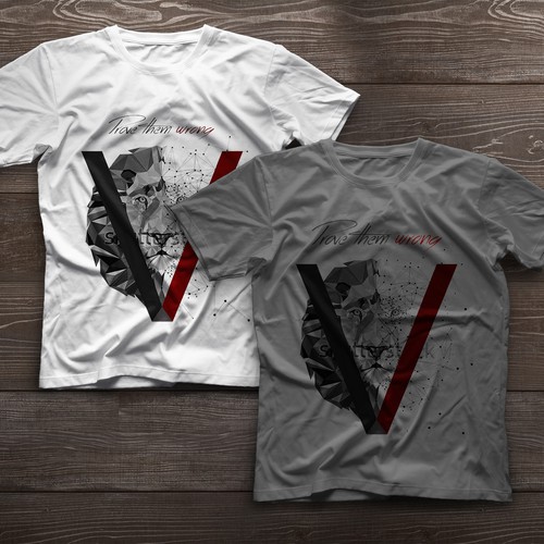 Lion t-shirt with the title '"Absolute Motivation" '