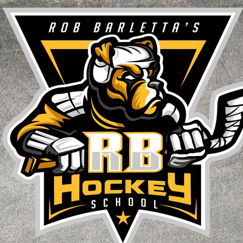 School logo with the title 'RB Hockey School'