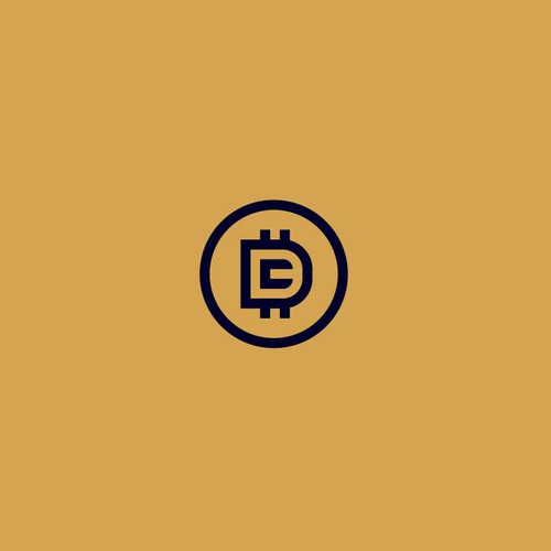 Bitcoin logo with the title 'Logo design contest winner'