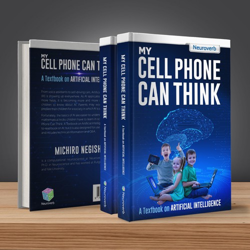Kids book cover with the title 'My Cell Phone Can Think'