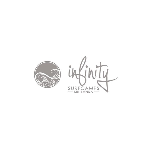 Infinity logo with the title 'Infinity Surfcamps offers surf travel packages to Sri Lanka for European customers.'