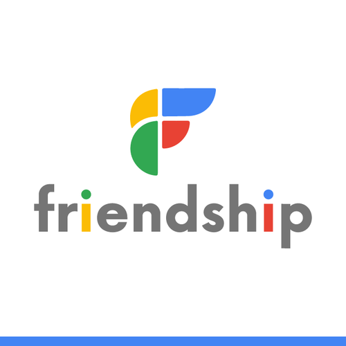 Friendship design with the title 'Friendly Logo for Friendship'