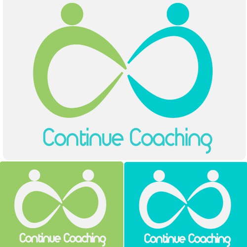Collaboration logo with the title 'Create a logo for an Executive Coaching, training and development company called Continue Coaching'