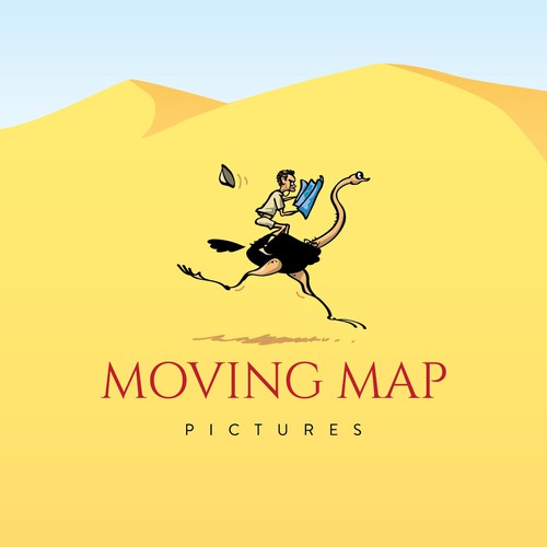 Production design with the title 'Moving Map Pictures'