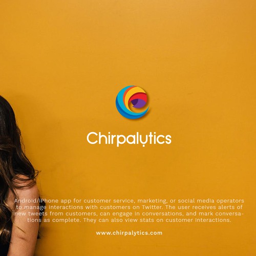 Dynamic design with the title 'CHIRPALYTICS'