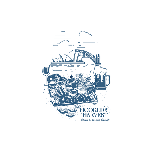 Food t-shirt with the title 'Tshirt Design'