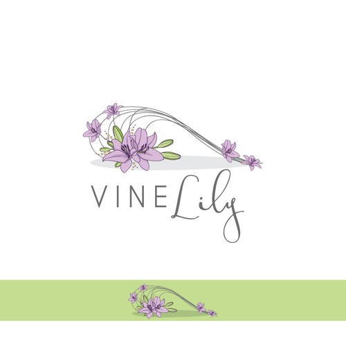 Passion logo with the title 'Vine Lily'