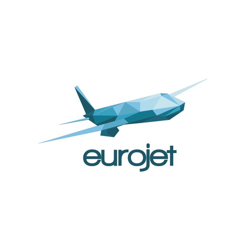 Flying design with the title 'Logo concept for Private Aviation Company'