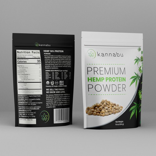 White background design with the title 'Premium Stand Up Pouch Packaging Label'