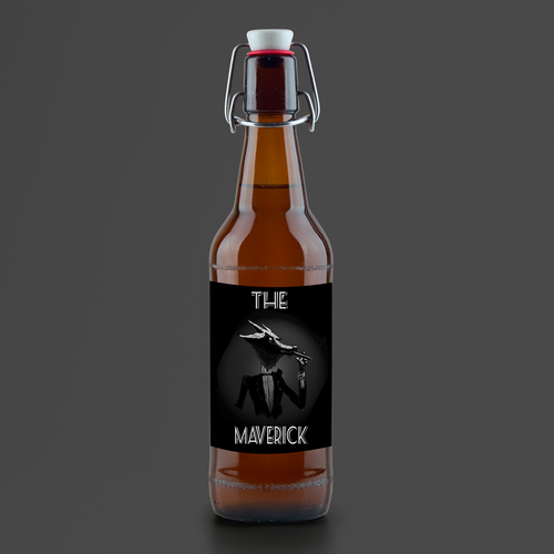 Suit design with the title 'Beer Label Logo'