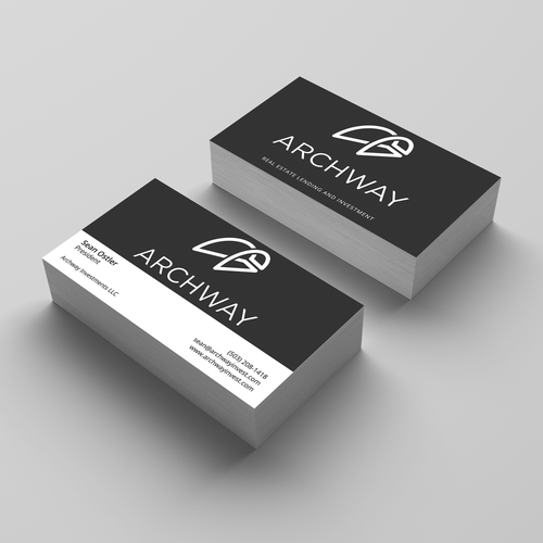 Rectangle design with the title 'Business card concept'