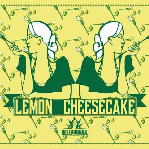 Agriculture packaging with the title 'Fun Label Design for Edible Marihuana'