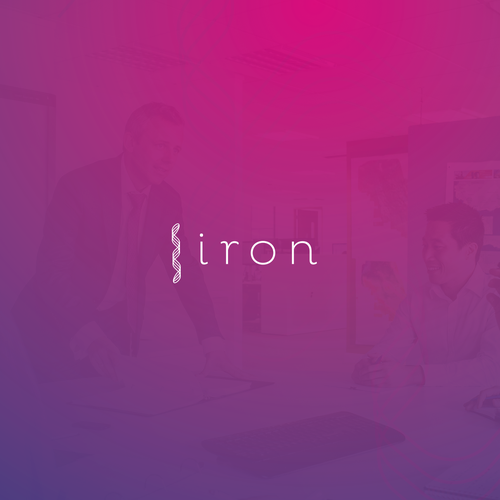 Futuristic brand with the title 'Logo design for blockchain project'