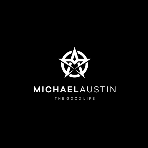 Complex logo with the title 'MICHAEL AUSTIN'
