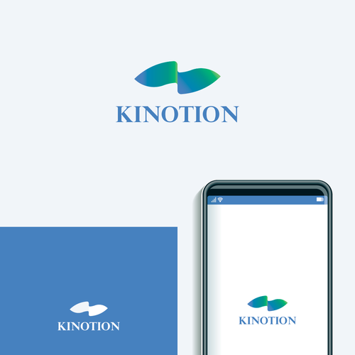 Air design with the title 'Wave Flow Logo'