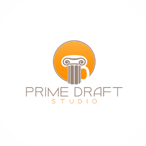 Architect logo with the title 'If an Architecture Design Studio doubled as a Brew Pub what would its logo be?'