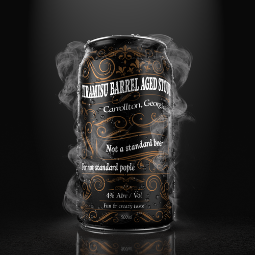 Beer can design with the title 'Beer'