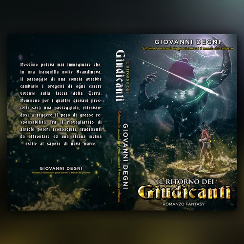 Epic fantasy book cover with the title 'EPIC FANTASY BOOK COVER'