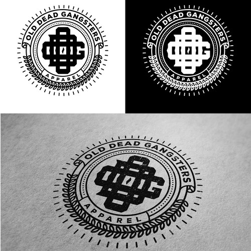Clothing logo with the title 'Monogram logo'