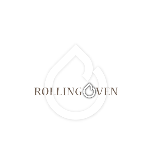 Hot logo with the title 'Rustic, industrial logo for Rolling Oven'