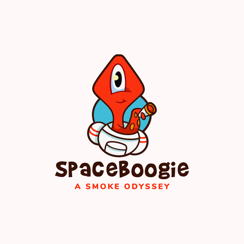 Alien logo with the title 'Modern Logo Design For Retail Company'