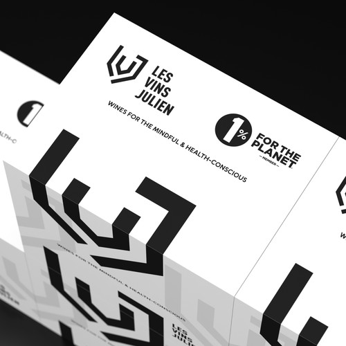 Wine packaging with the title 'Les Vins Julien Wine Packaging'