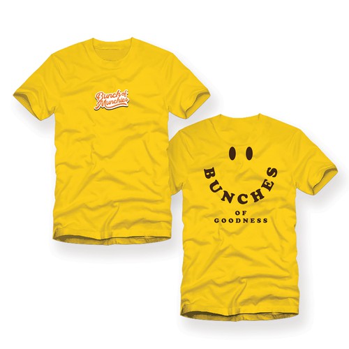 Streetwear t-shirt with the title 'Bunch of Munchies'