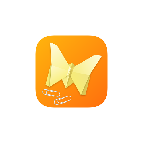 Office design with the title 'App icon design for Office Origami'