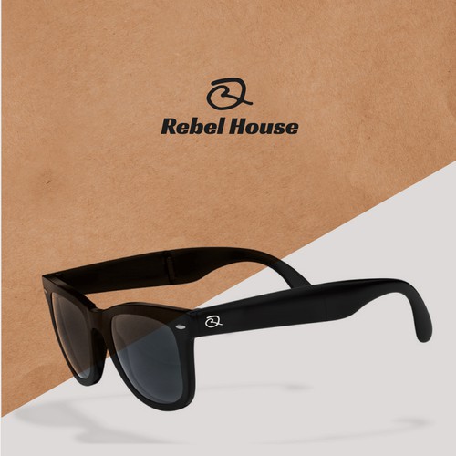 Sunglasses design with the title 'Logo concept for Sunglasses'