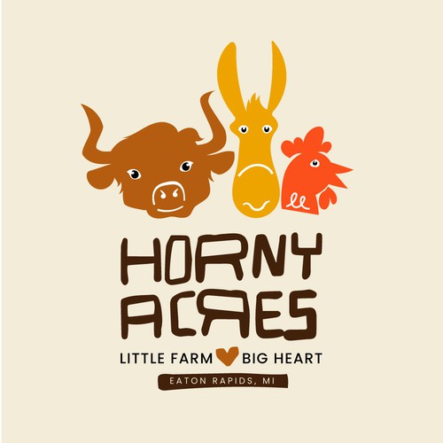 Livestock logo with the title 'personal branding for a livestock farmer'