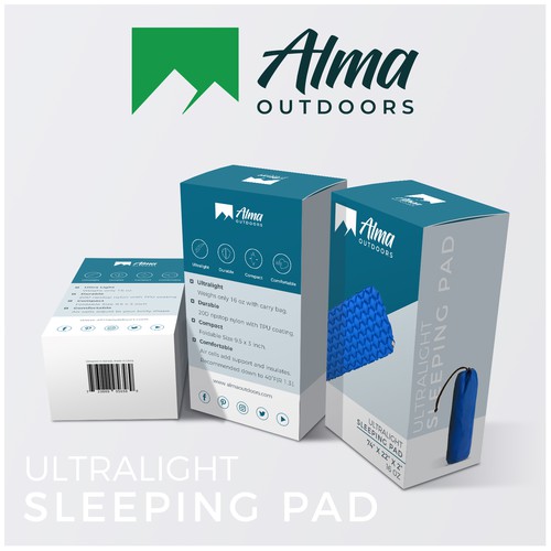 Outdoor packaging with the title 'Neat and clean'